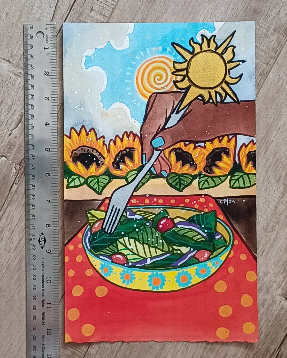 Magic Pantry Tarot Original Paintings