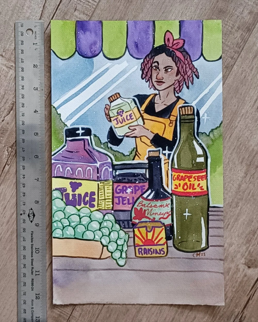 Magic Pantry Tarot Original Paintings