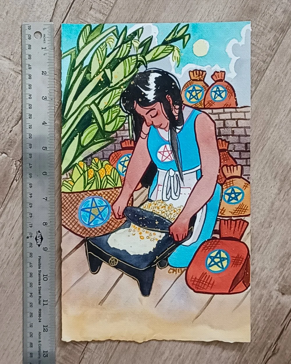 Magic Pantry Tarot Original Paintings