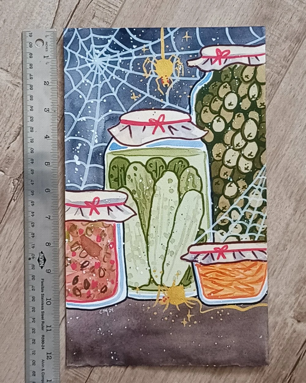 Magic Pantry Tarot Original Paintings