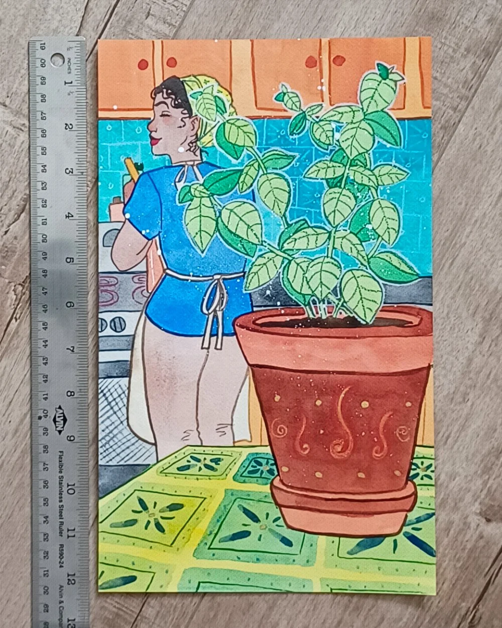 Magic Pantry Tarot Original Paintings