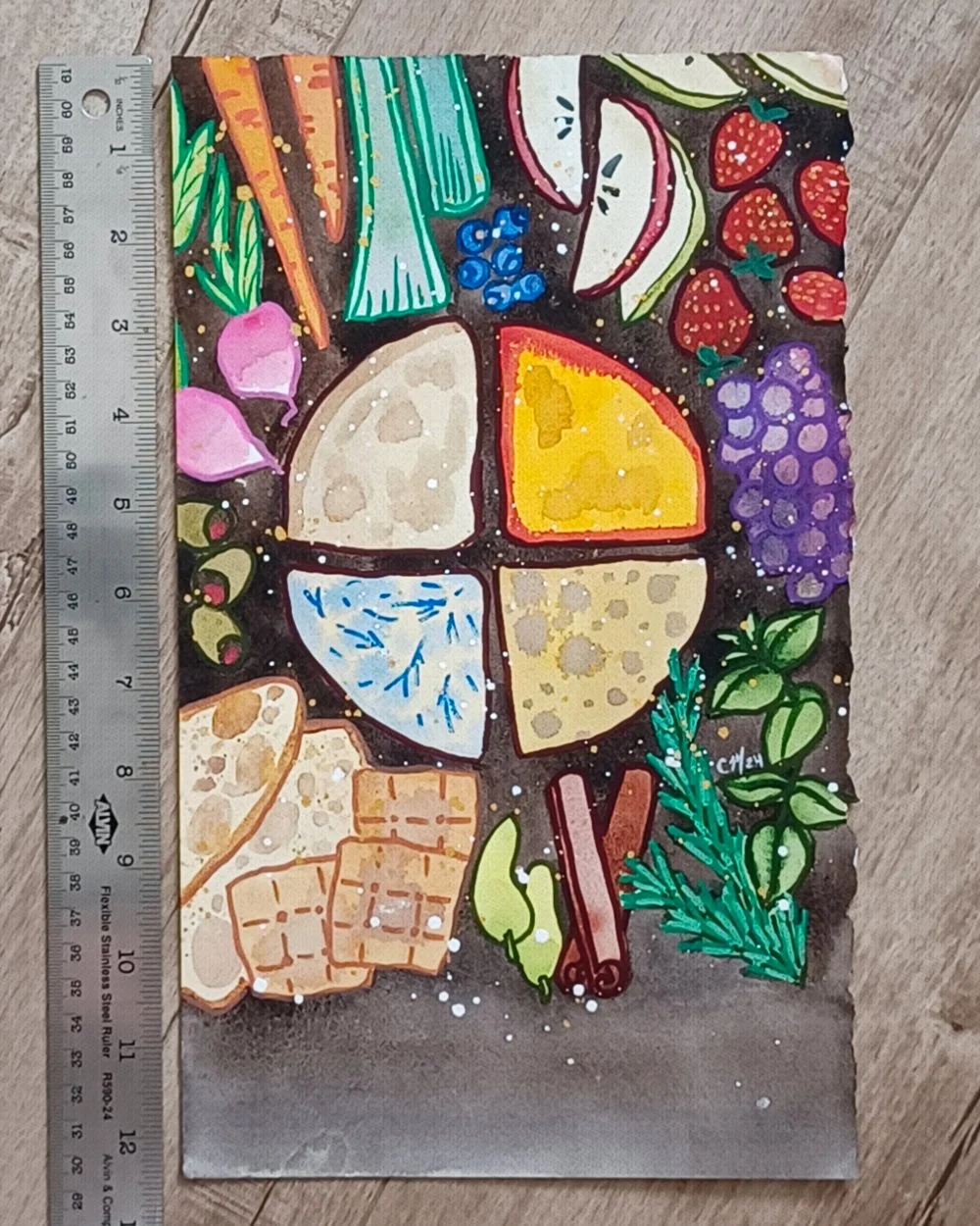 Magic Pantry Tarot Original Paintings