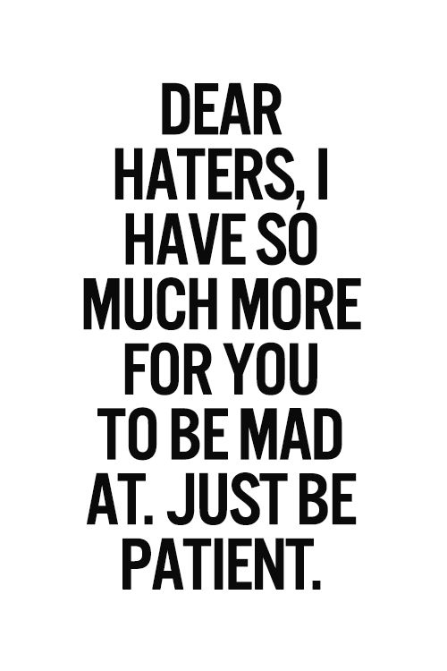 hatersgonnahate