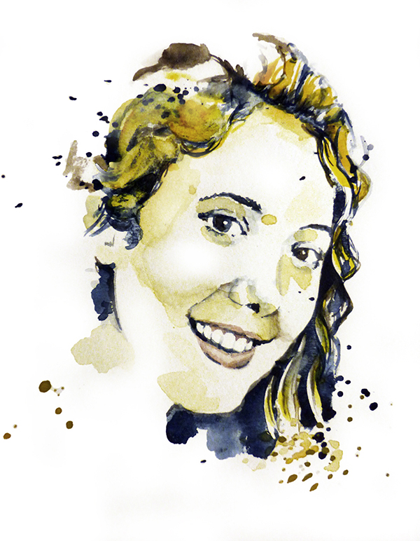 Anna / 2013 / Aquarell auf Papier / 21 x 14.8 cm