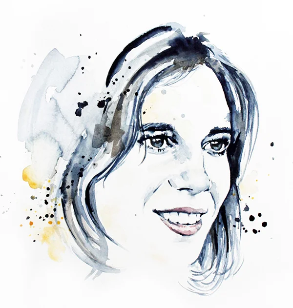Nadine / 2013 / Aquarell auf Papier / 42 x 29.7 cm