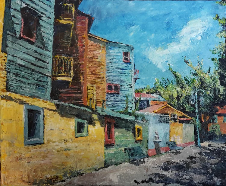 El Caminito (small road) / 2015 / acrylic on canvas / 50 x 60 cm SOLD