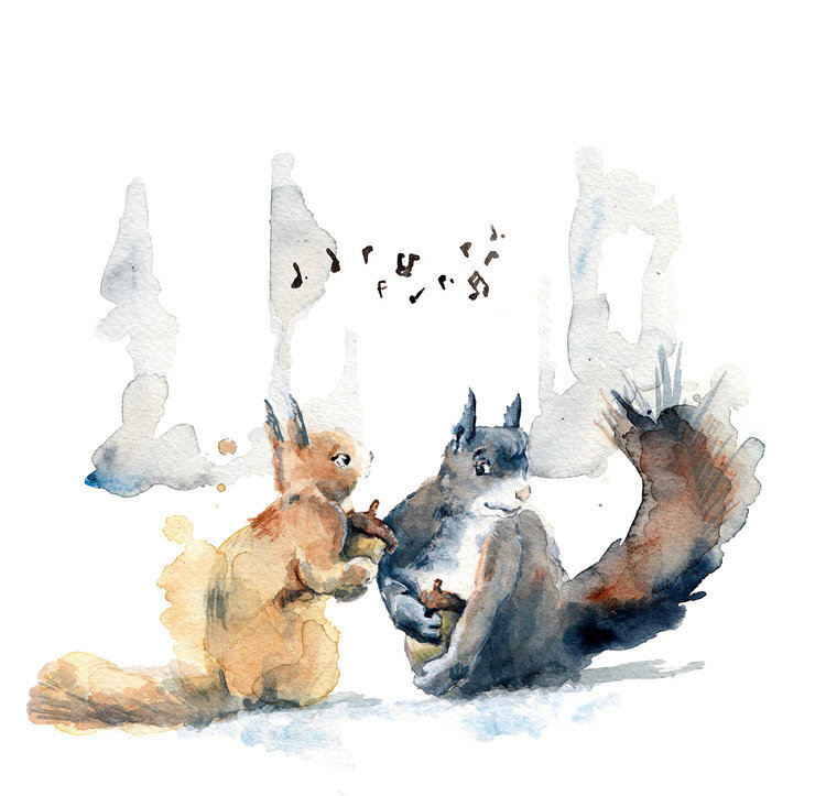 A Date / 2018 / watercolor on paper / 23 x 31 cm