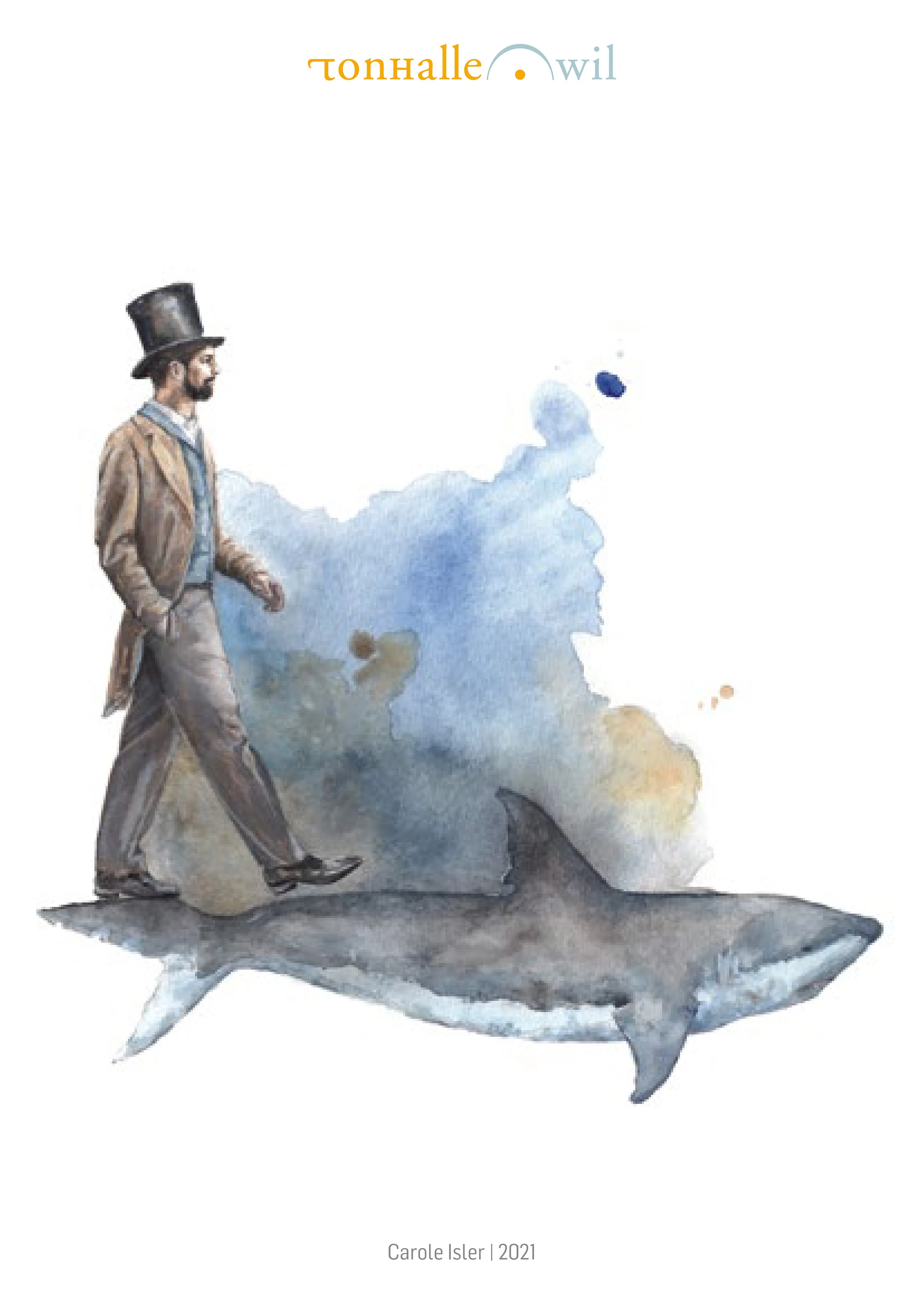 Eine Karte aus dem Block/Programmheft: Die Dreigroschenoper