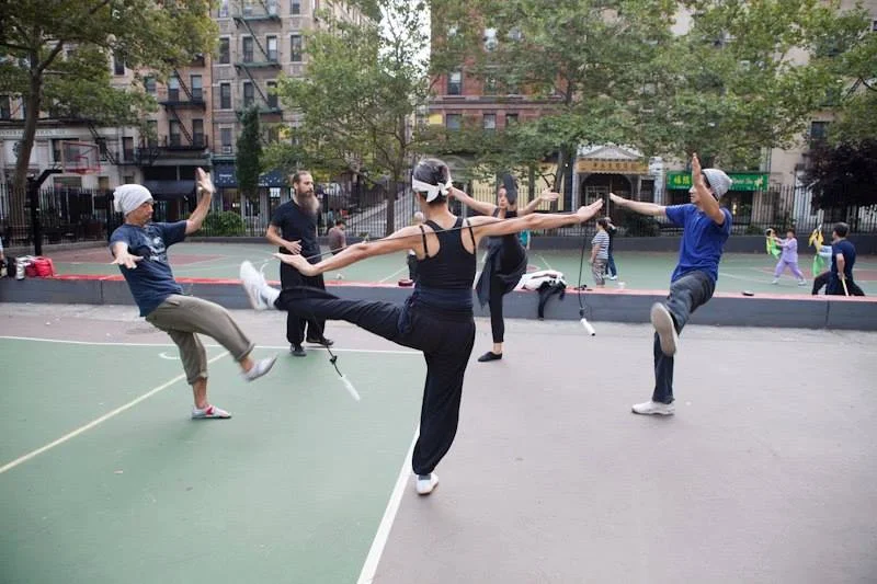 Kicking Together! Chinatown Columbus Park