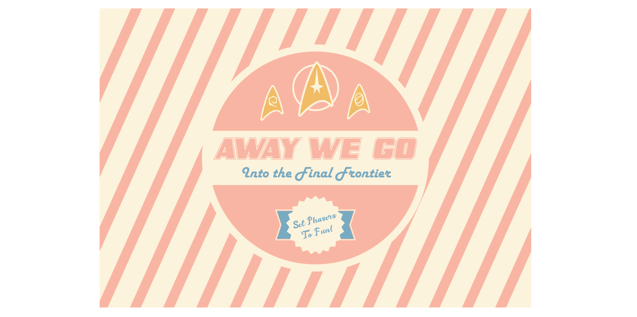 Star Trek Postcard: Away We Go