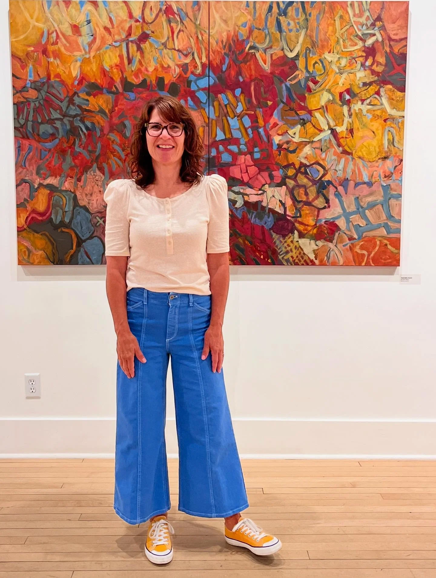 Thank you so much to the wonderful team at the Emerson- Susan, Emily and Eric- for making the install of “Turn Your Face to the Sun” seamless! 
Totally enjoyed the “In Conversation” talk with art historian Jenni Sorkin and Ti