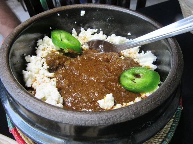 This Ethio Love lamb special is topped with Ethiopian cheese with the texture of feta, but much lighter flavor. This was one of my favorite dishes, along with alicha wot, a turmeric-braised beef.