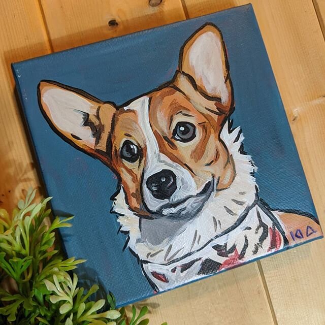 I swear I'm not biased but I love painting corgis! (I have 2 of my own silly corgis!) //
#petportrait #painting #dog #dogsofinstagram  #dogs #petpainting #petsofinstagram #pets #petstagram #artofinstagram #corgisofinstagram  #corgi #acrylic #art #art
