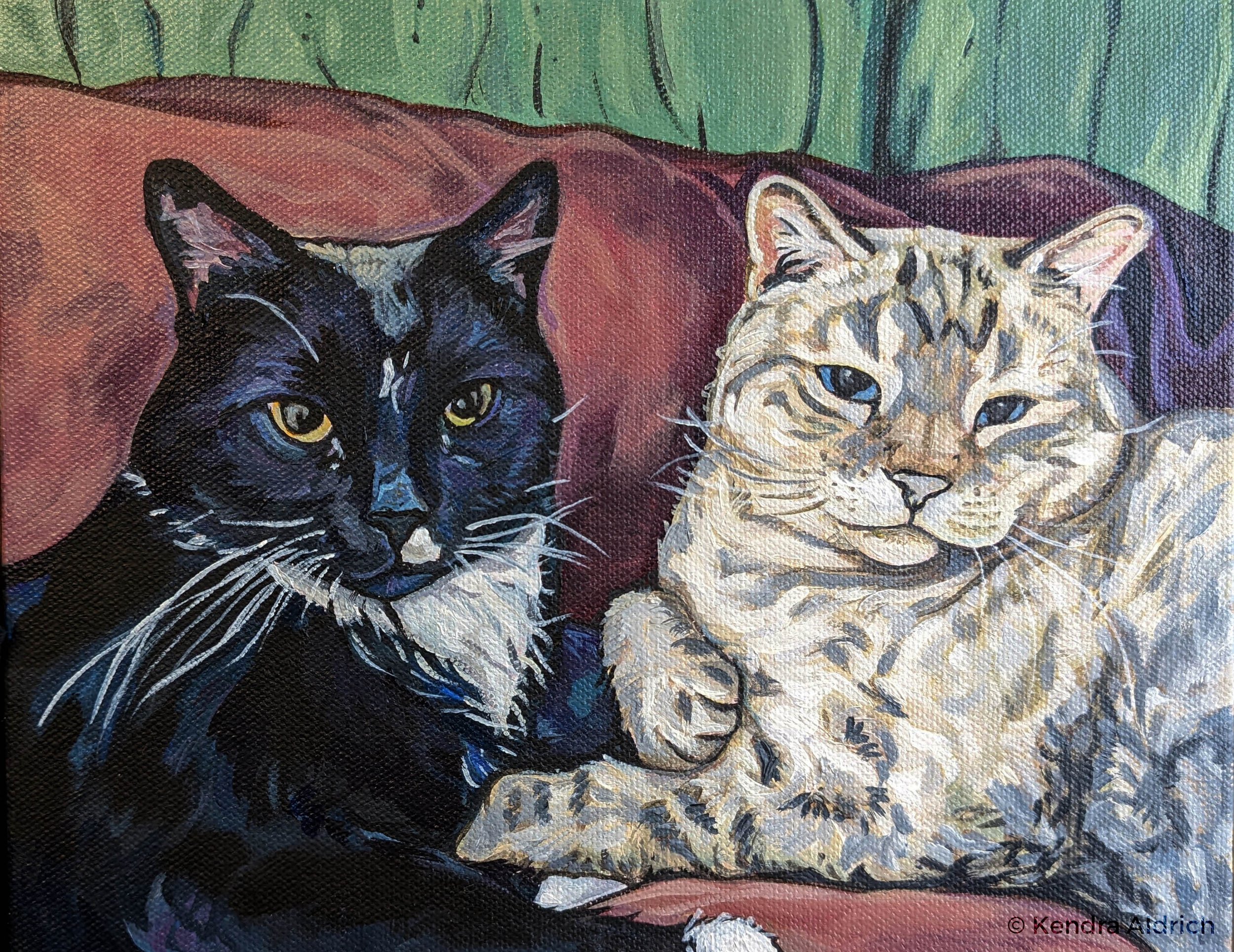 Small Custom Pet Painting — Kendra Aldrich