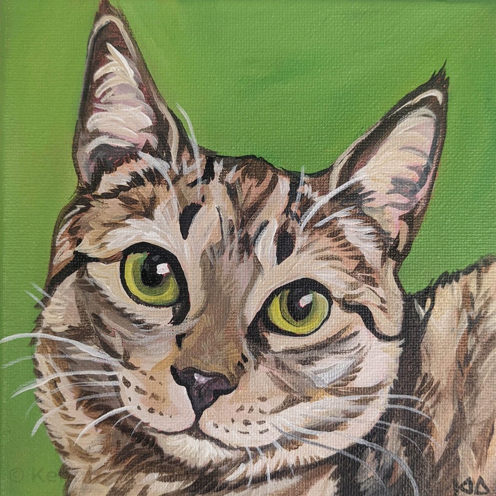 Small Custom Pet Painting — Kendra Aldrich
