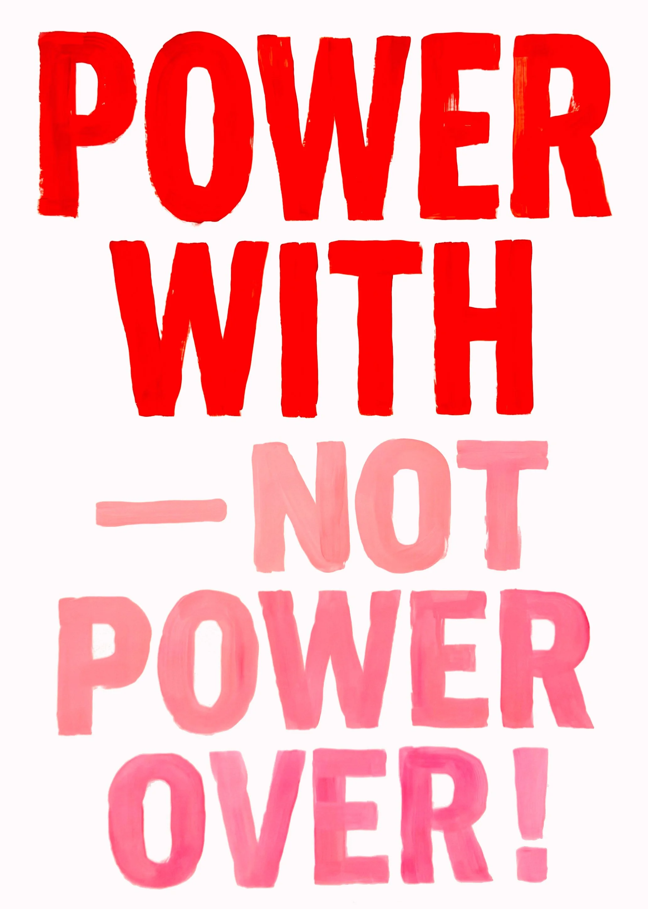 Untitled, Protest poster, 2025, 16"x20"