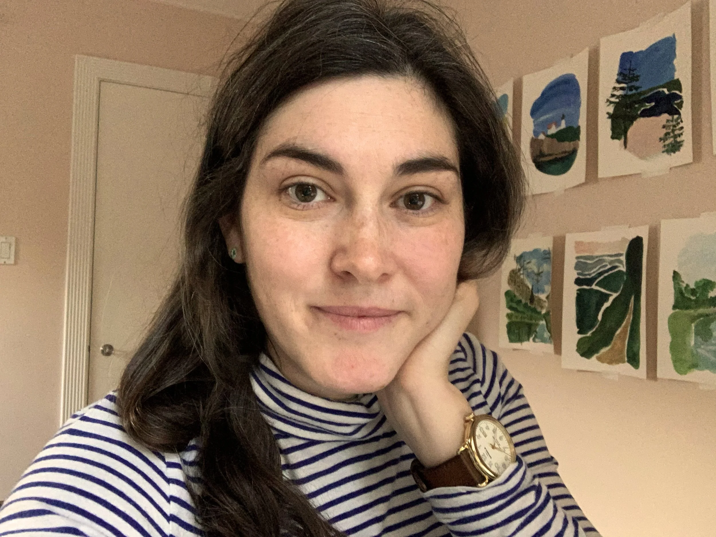 Image of Allie Hasson in her studio