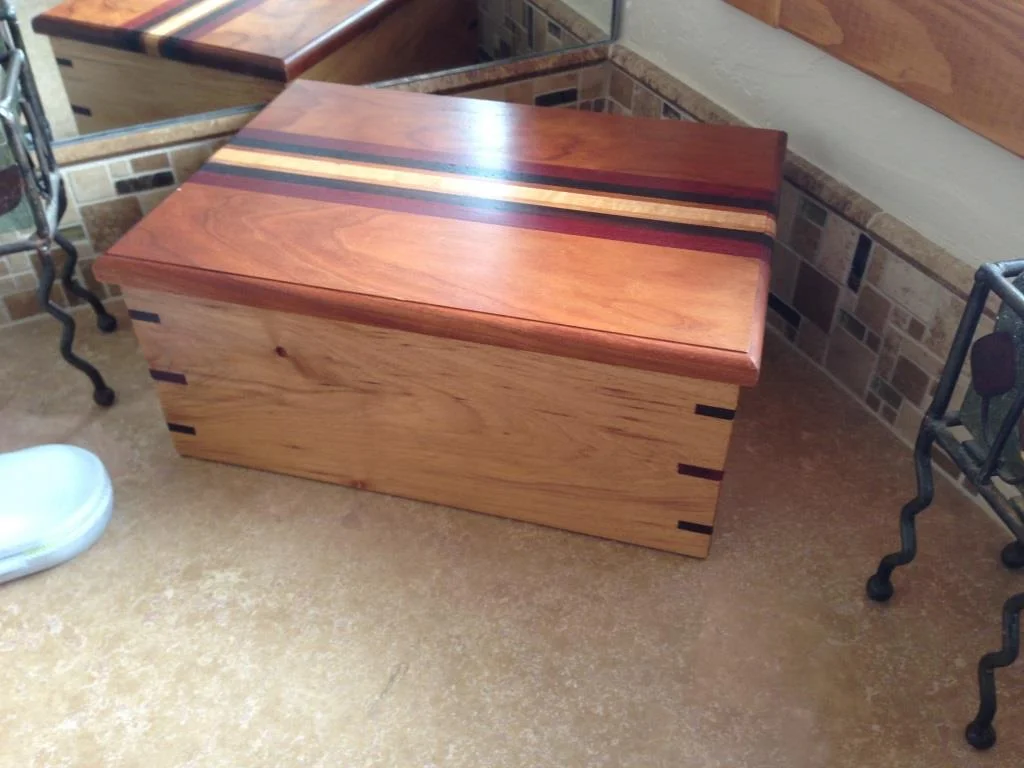 Don Condit is making sawdust.