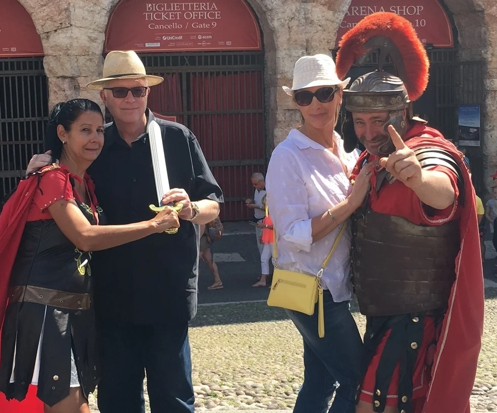 Randy Davis Visita l'italia Con la Sua Famiglia.