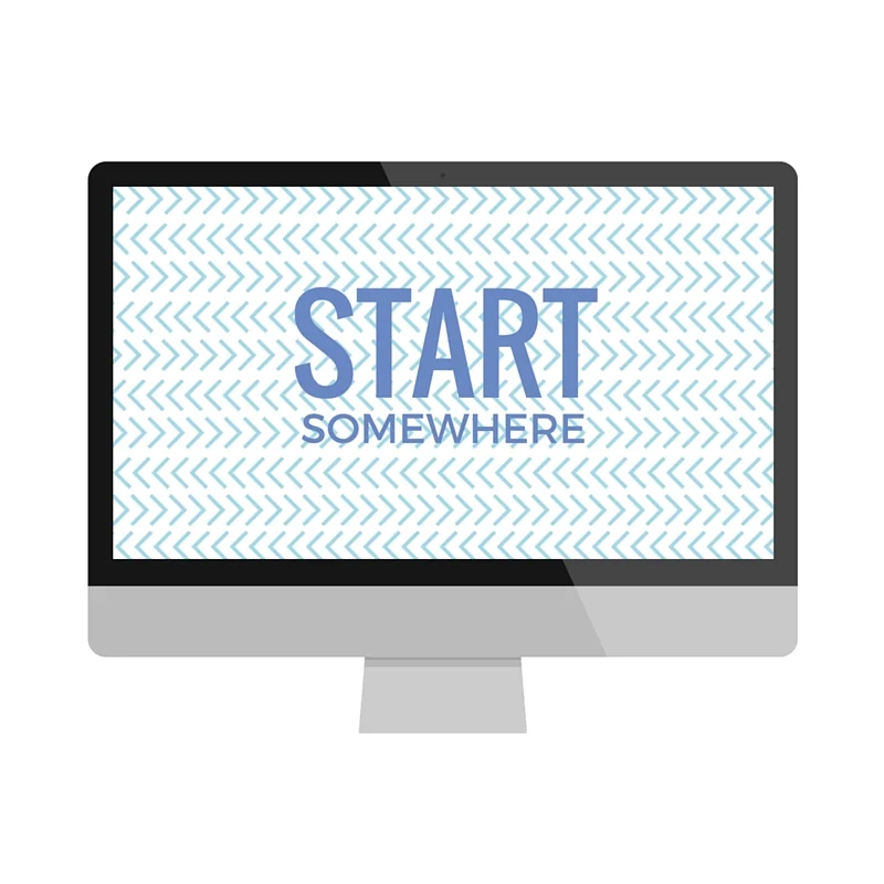 Start Somewhere Wallpaper Download | Made with Love by @collettelazor