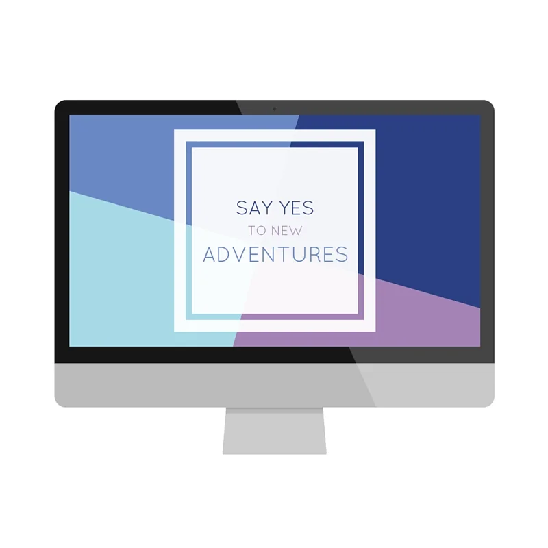 Say Yes to Adventures Wallpaper Download | Made with Love by @collettelazor