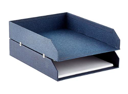 igso Marten Navy Stackable Letter Trays