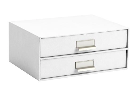 Bigso White Stockholm Paper Drawers