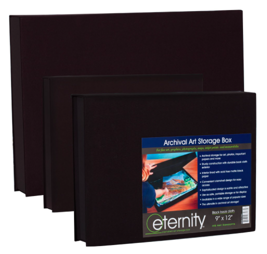 Eternity Archival Clamshell Art &amp; Photo Storage Boxes