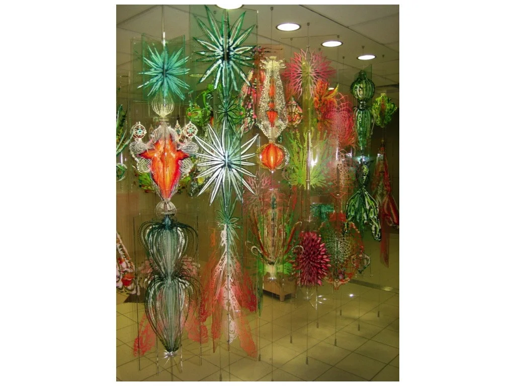   Menagerie , 2009  Acrylic on plexiglass, 120"x180"  commission for hospital 
