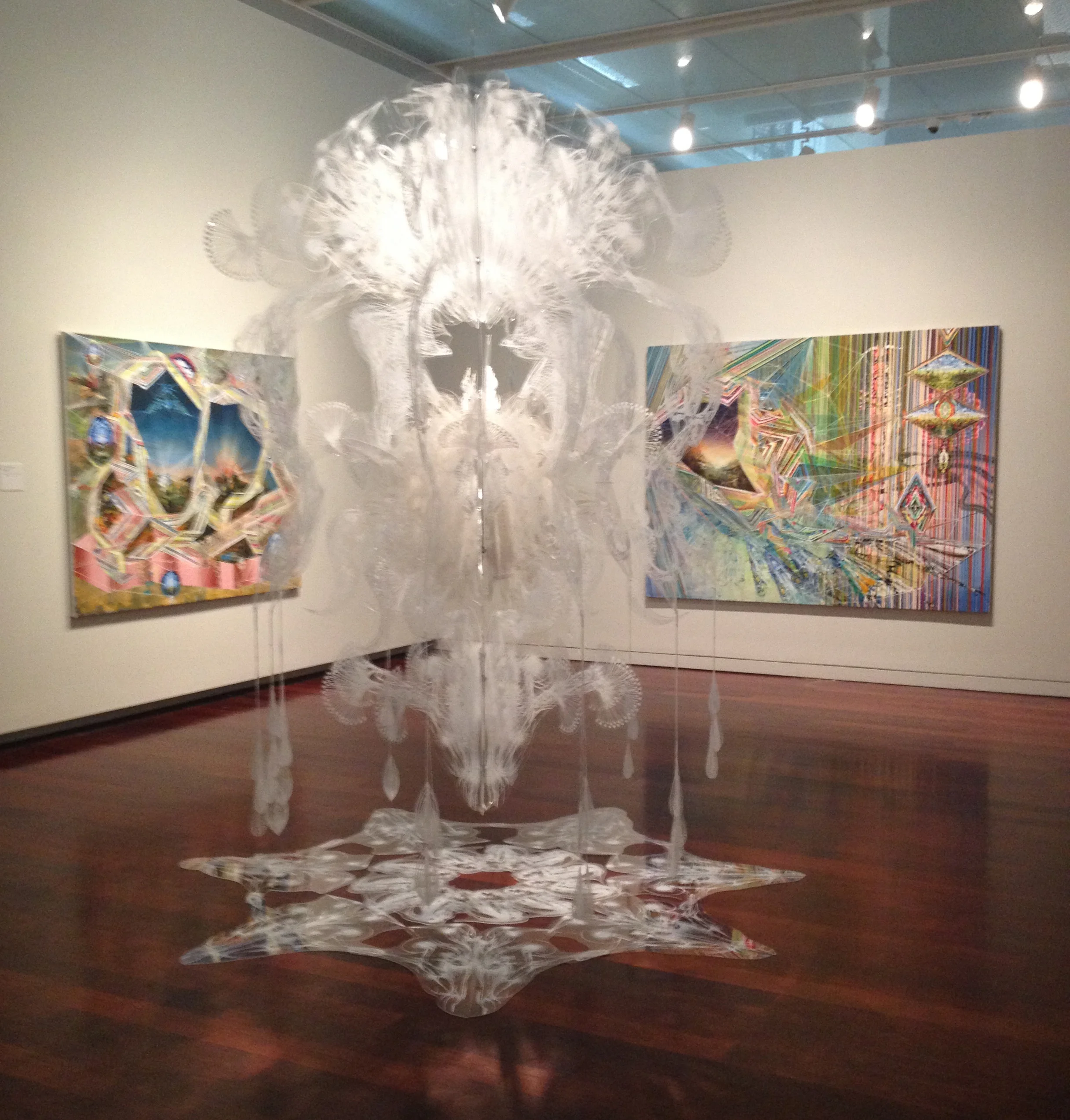  Medusa with paintings, Beauty Reigns, McNay Museum, San Antonio, TX 2016 