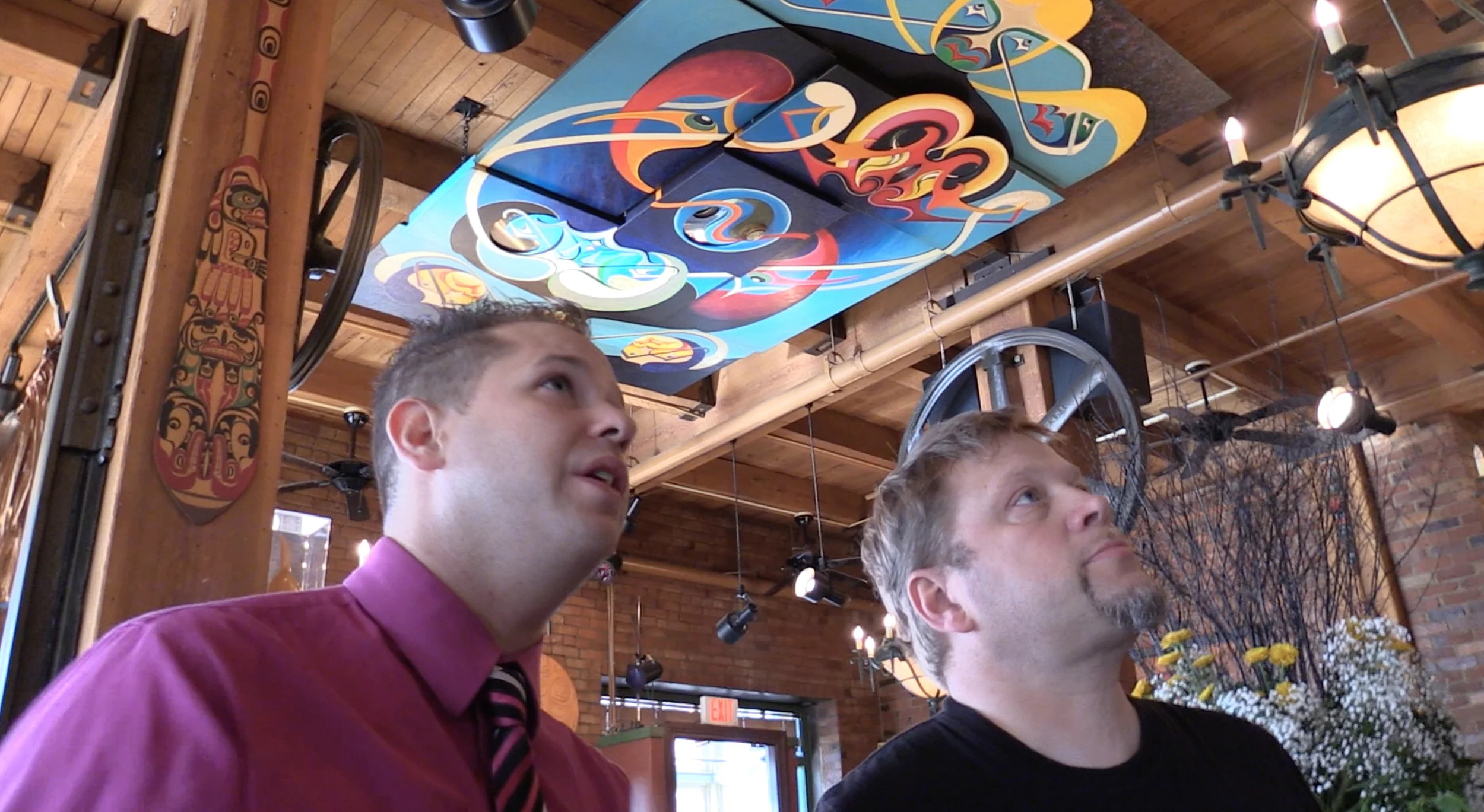 Stacey giving a tour