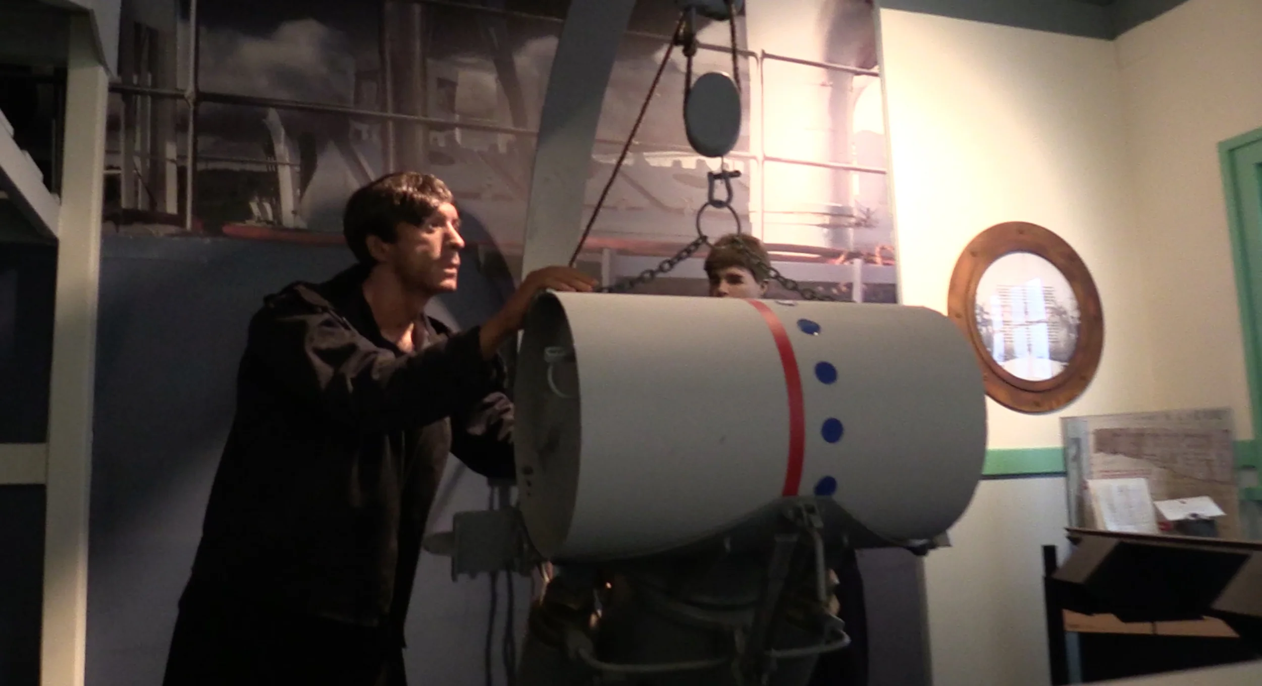 Launching depth charges