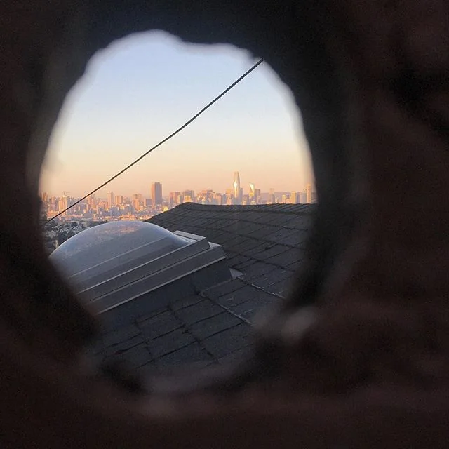 You can find beautiful views of San Francisco in the most unexpected places...