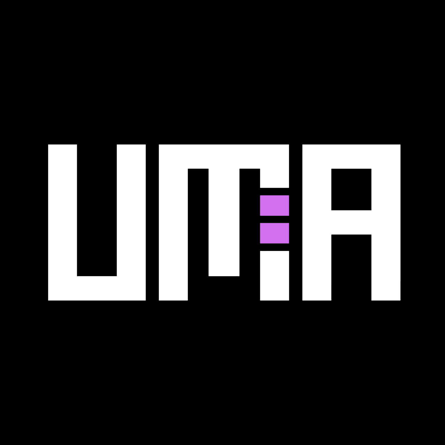 UMA_Square Icon_White on Black with Purple.png