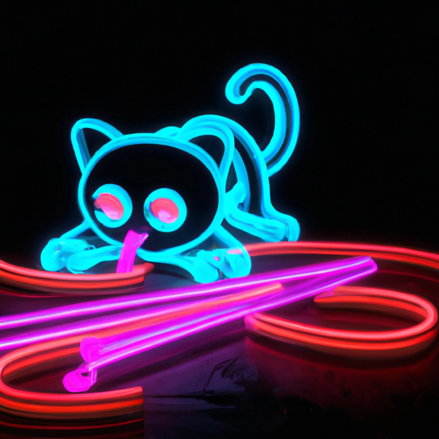 DALL·E 2022-11-29 13.15.41 - 3d, neon twizzlers, cute cat, 1980s commercial.jpg