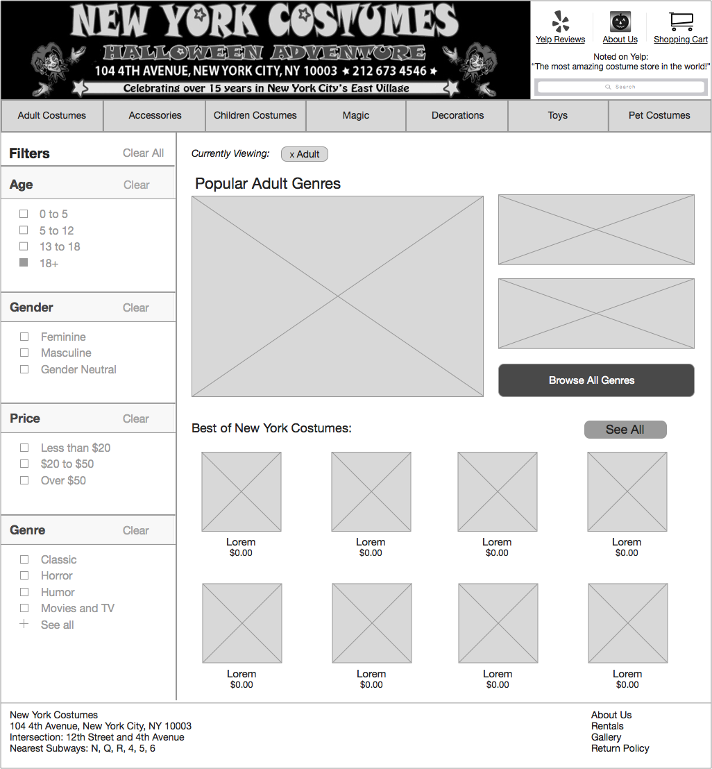 Category Page