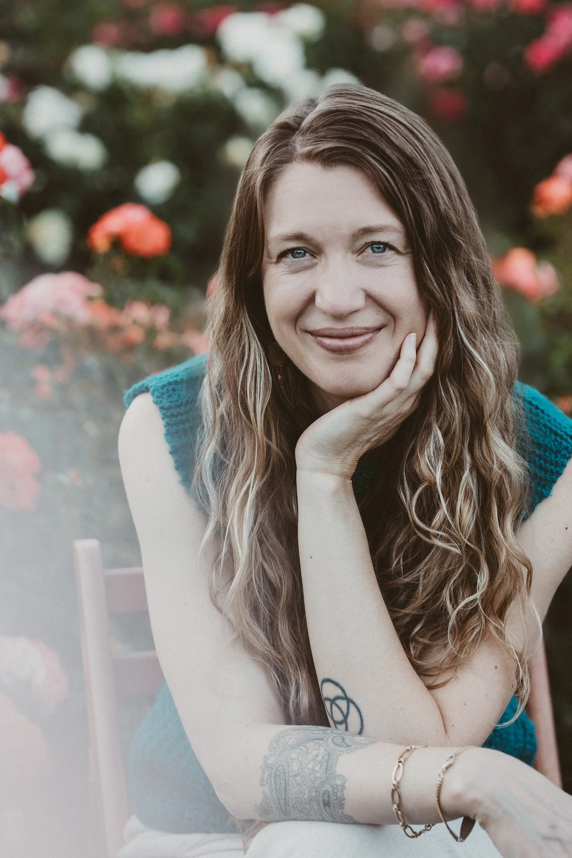 Vera Hyatt (she/her), Portland doula, birth videographer who offers newborn care class Portland