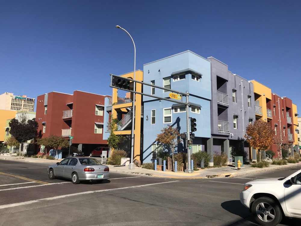 Colorful ABQ homes.