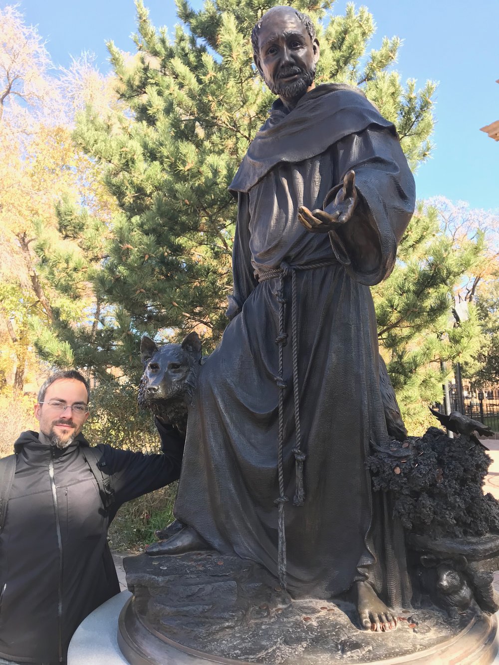 Joseph Francis with St. Francis of Assisi.