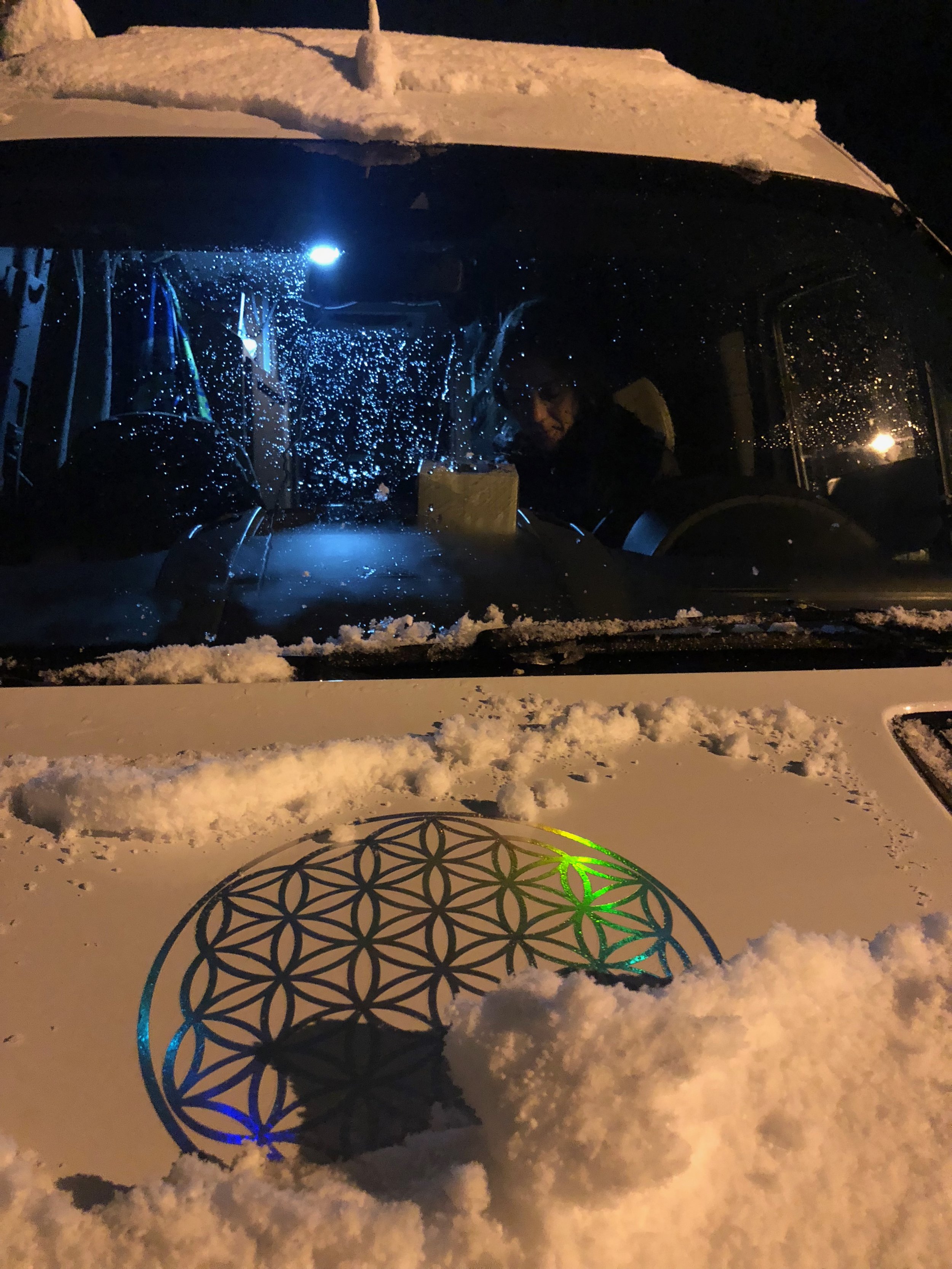 Our Sprinter Starship's first snow.