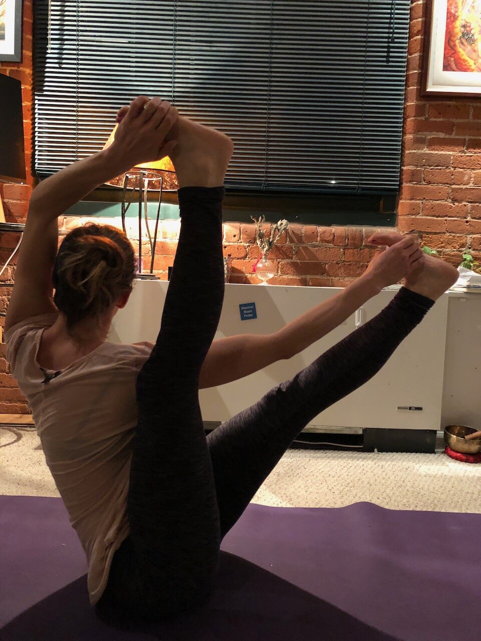    Yoga at home, Norwalk, CT 1/14/18   