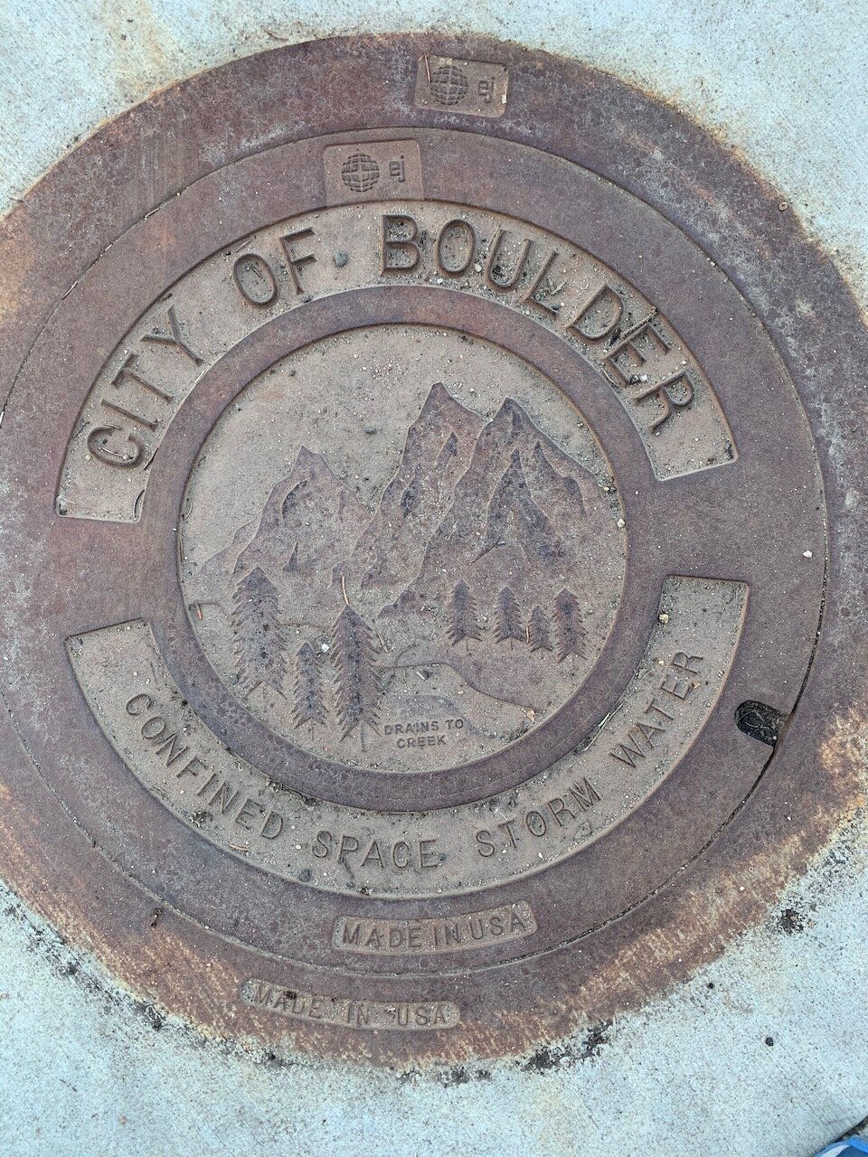    Boulder, Colorado, our current home.    