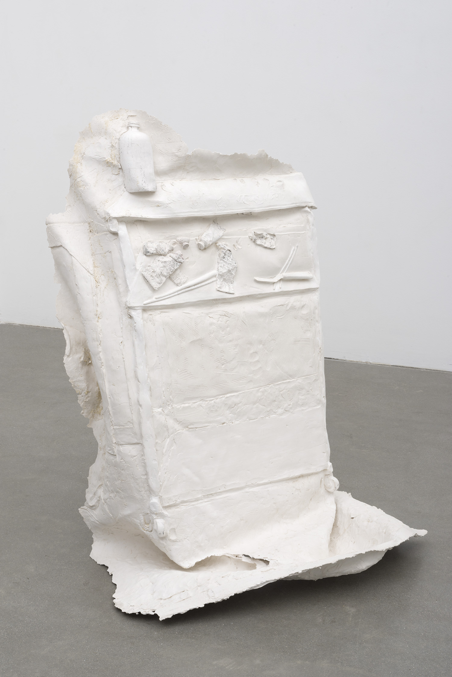   Palette , 2014 Gypsum cement, fiberglass cloth 48 x 36 x 24 inches 