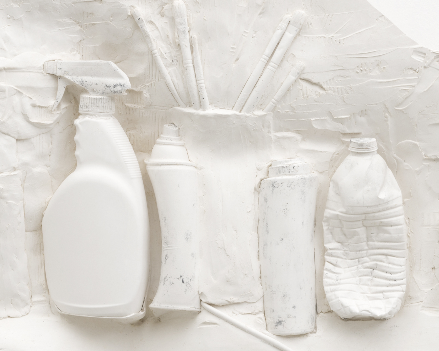 DETAIL Shelved , 2014 Gypsum cement, fiberglass cloth, wood 35 x 36 x 18 inches