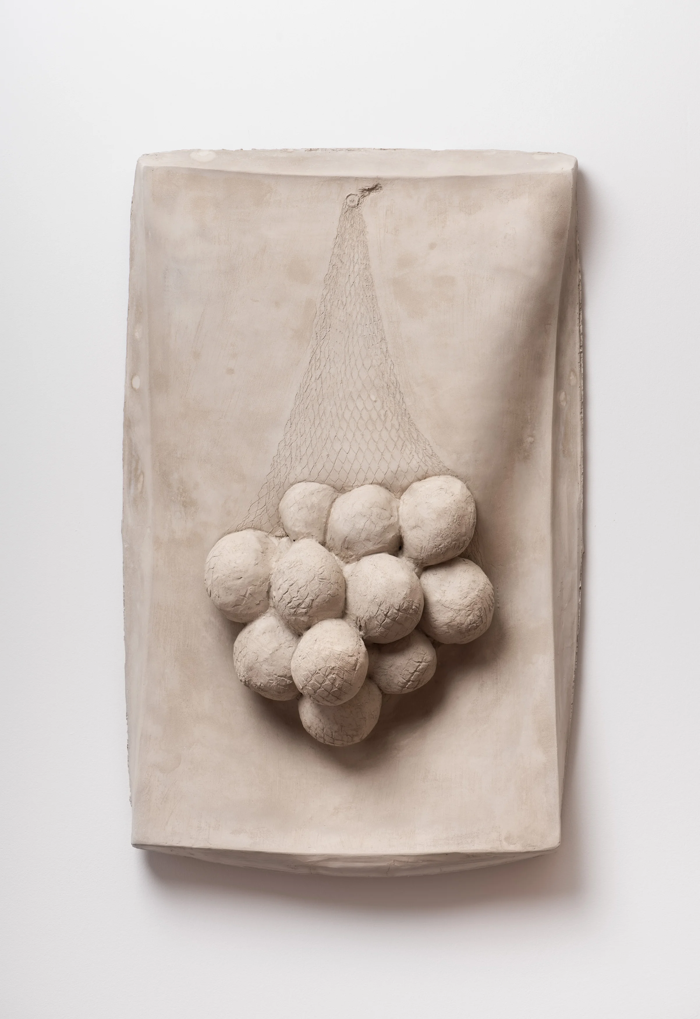 Hanging , 2017 Cement 21 x 14 x 4 inches