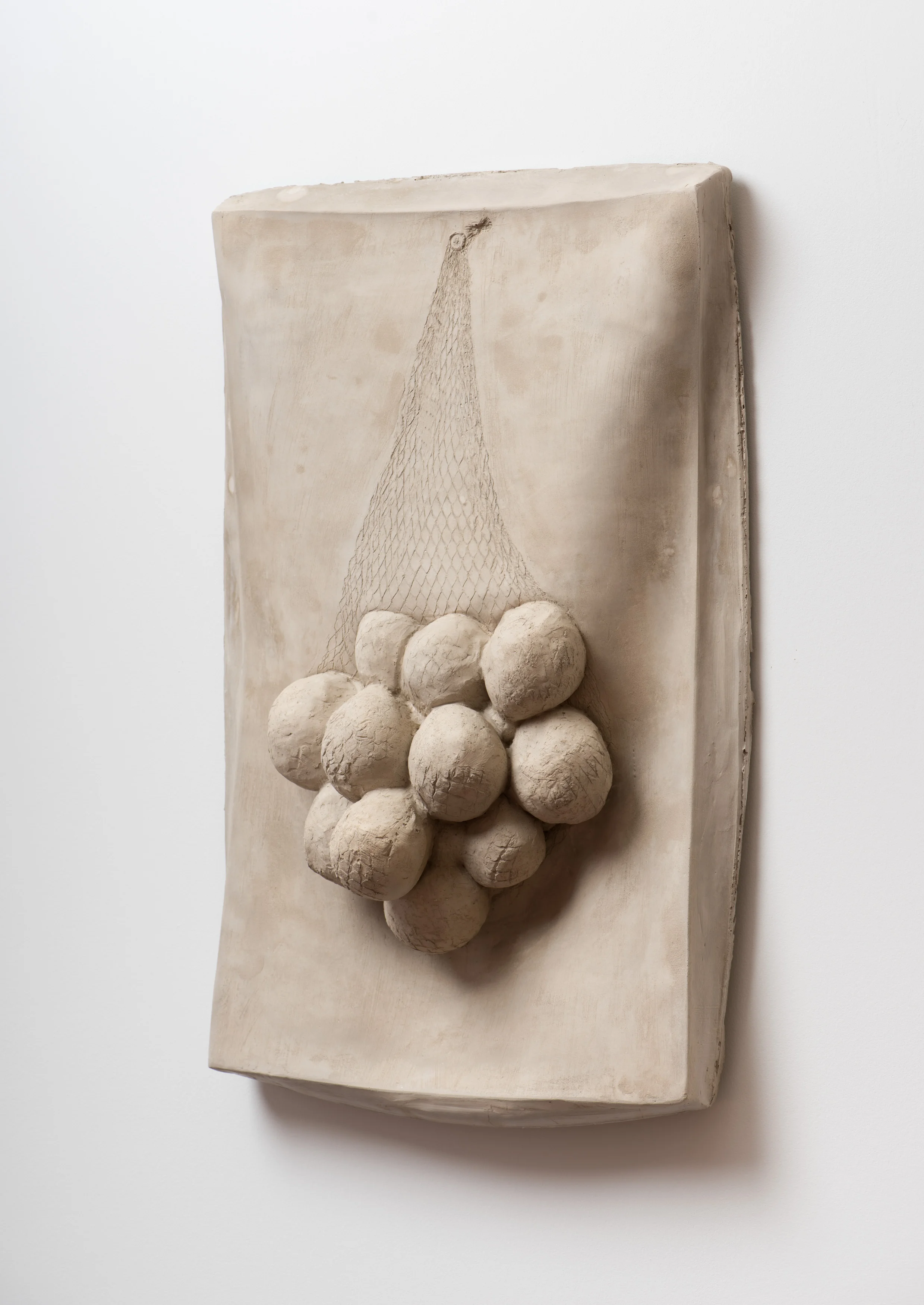 SIDE VIEW Hanging , 2017 Cement 1 x 14 x 4 inches