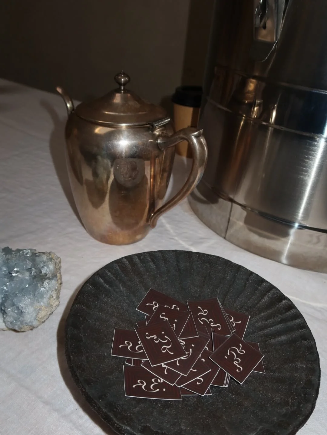 chai with @spaceoftimestudio + @seaandpattern 🤎