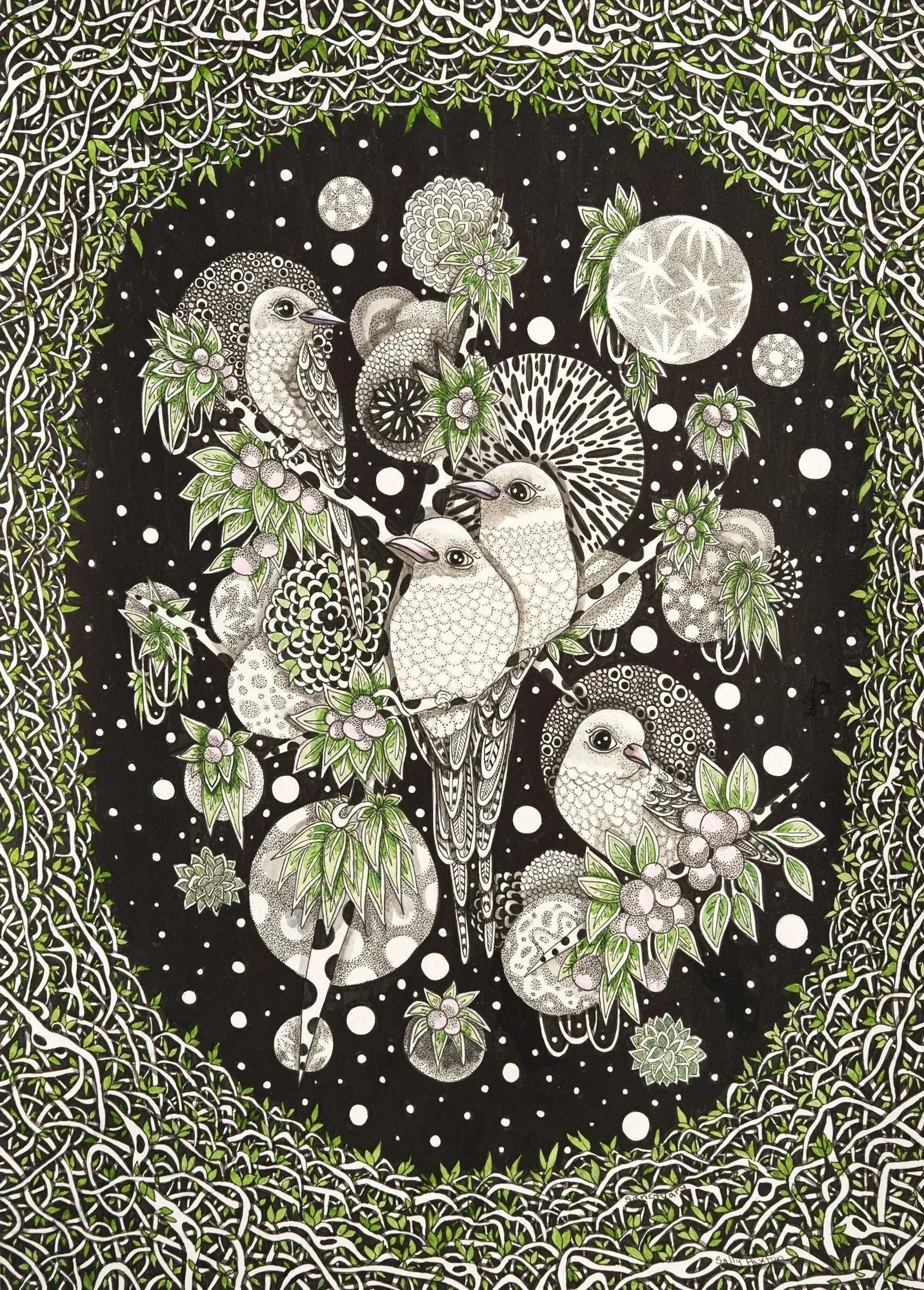 Sanctuary.
Pigment ink on paper  47.5x34cm, available through artist