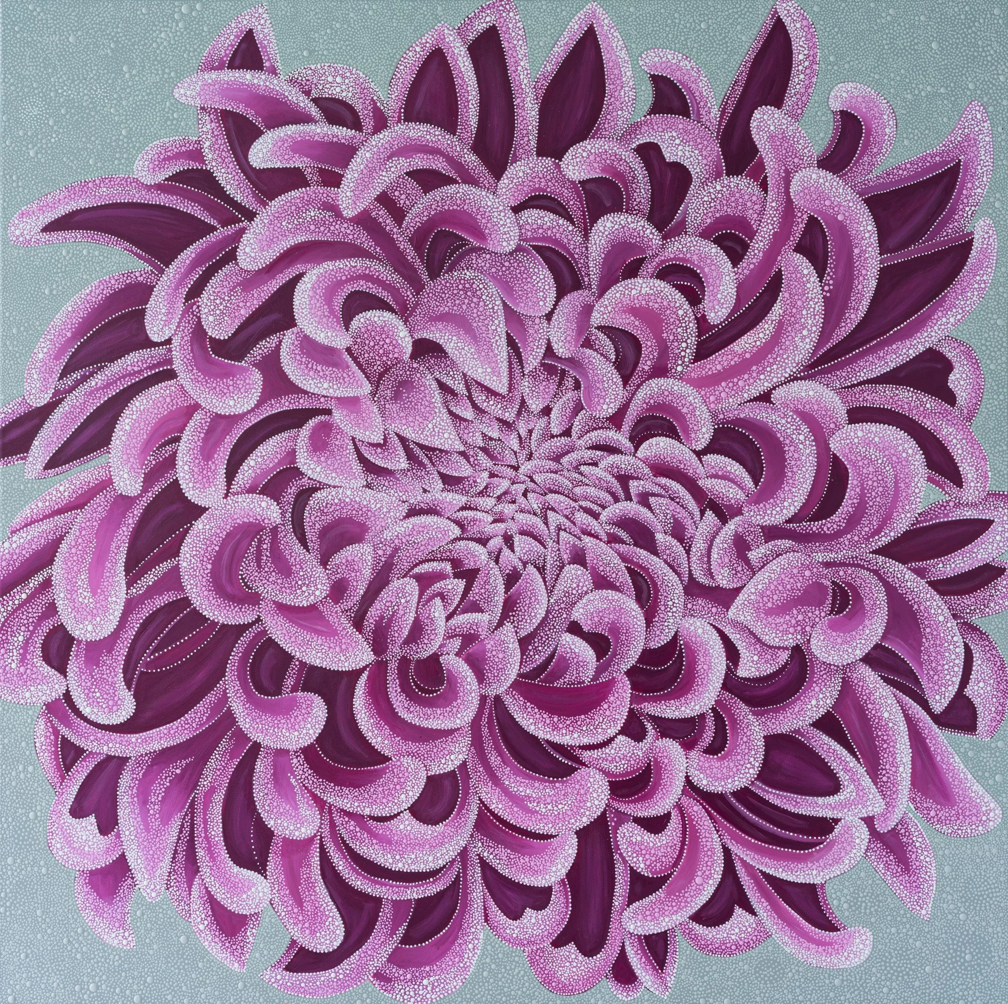 Pink Joy -         Acrylic on canvas 
70 x 70 cm $3,900 AUD
