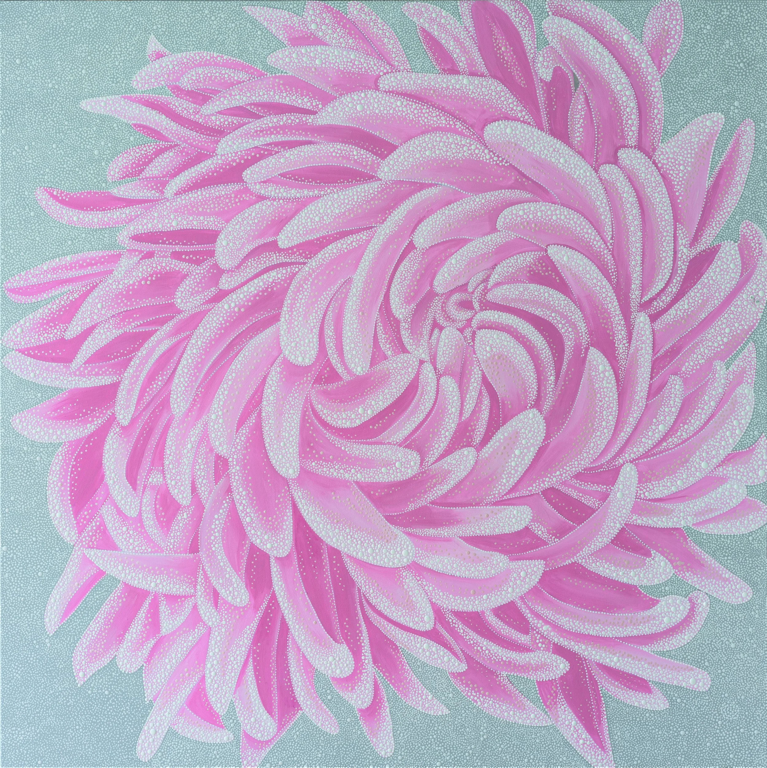Mum's Pearl -           Acrylic on canvas
70 x 70 cm $ 3,900 AUD